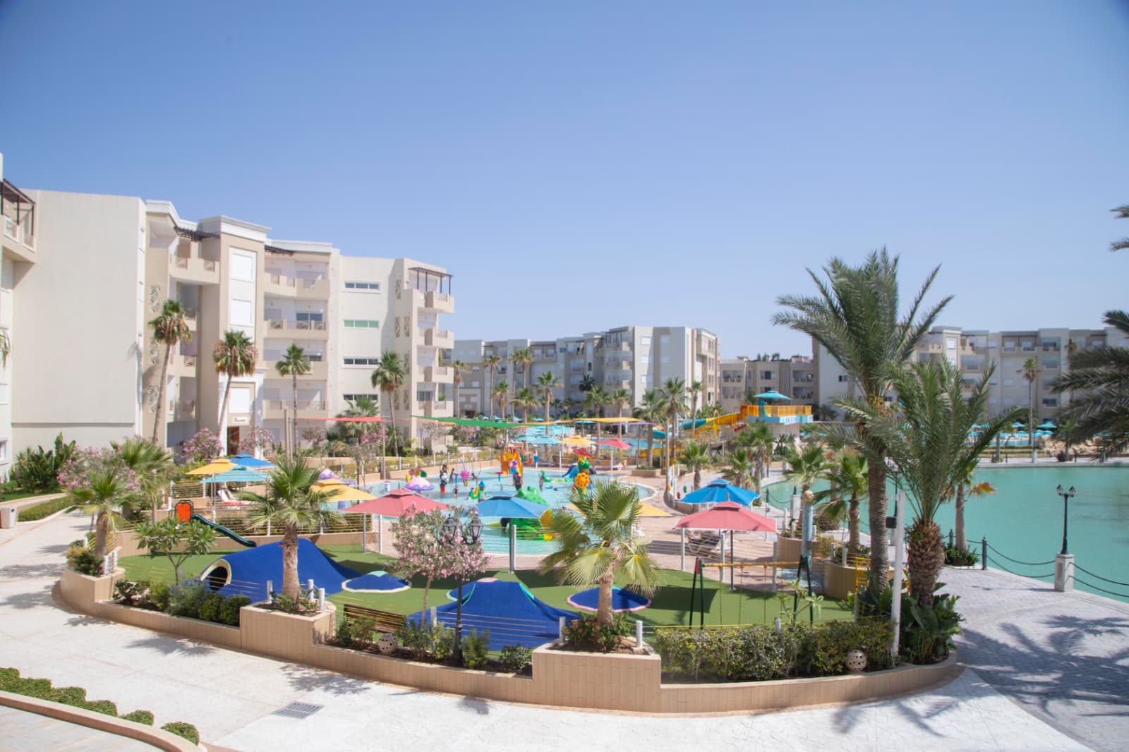 Monastir - FOLLA, PALM LAKE RESORT, Appartement S+2