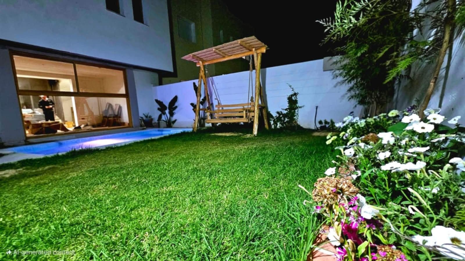Maison S+2 avec Piscine à Bizerte